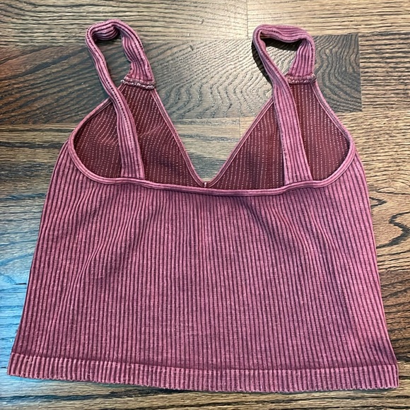 Free People Cropped Ribbed Cami - Picture 2 of 3